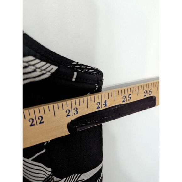 Worthington Woman Blouse Plus Size 3X Sleeveless Black White Layered Tank Top - Picture 6 of 7